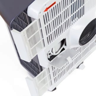 TROTEC Lokales mobiles Klimagerät Klimaanalge PAC 3500 X mit 3,4 kW / 12.000 Btu, EEK A (inkl. Entfeuchtungs- und Belüftungsfunktion, Programmierbarer 24-Stunden-Timer, Fernbedienung, 3 Ventilationsstufen, Einstellbare Luftblasausrichtung, Herausnehmbarer Luftfilter) - 5