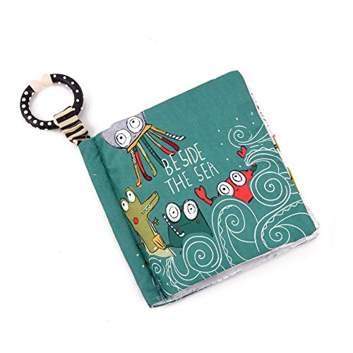 Preisvergleich Produktbild redshooeYY Aktivität Ungiftig Stoff Baby Tuch Bücher Früherziehung Spielzeug Aktivität Crinkle Tuch Buch Für Kleinkind