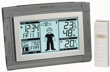 Wireless Weather Station Forecaster With Outdoor Sensor WS9611