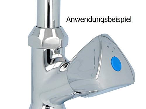 tecuro HU-Auslauf für Stand-Armaturen verchromt, Typ 130 – 3/4″ Anschluss, konisch dichtend für Ø 18 mm Aufnahme - 4