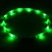 Produktbild Blinkhalsband Leuchthalsband Leuchtschlauch Hund LED Hundehalsband Leuchtband , Farbe:Grün