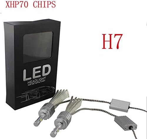 1Set H7 110W 13200Lm 8-32V DC 6000K CREE CHIPS XHP-70 Car LED Headlight Fog Lamp Kit