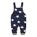 Baby Set,Eenkula 2016 New Baby Boys Pants Sets Stripe T-shirt Top Bib Pants Overall Outfits For 0-24M (80, Navy)