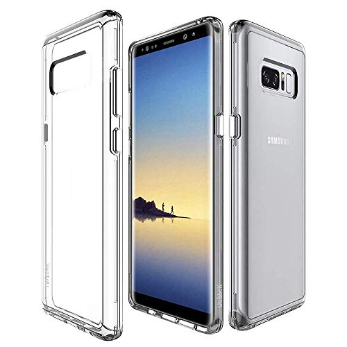 Carcasa para Galaxy Note 8  carcasa transparente a prueba de golpes de PC duro y TPU  resistente a los ara  azos y de claridad de primera por Ubittek para Samsung Galaxy Note 8