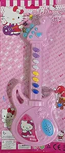 Rishi Quality Presents Mini Guitar for Kids. Different Sounds.(Pink/ Small)