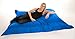 Extra Large Giant Beanbag in Blue - XXXL 180x140cm - Indoor & Outdoor Large Garden Waterproof Bean Bag