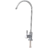 Nikou Faucet - 1/4'' Stainless Steel Kitchen Sink Faucet RO Reverse Osmosis Chrome Faucet Drinking Water Filter