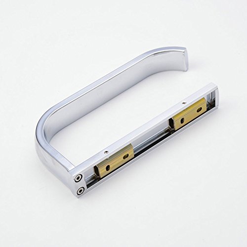 Aothpher Moderne Wand-Toilettenpapierrollenhalter Badezimmer-Gewebe-Rack，Messing，Verchromte, Weiß, 180x27x75mm - 2