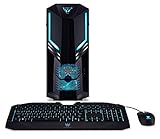 Acer Predator Orion 3000 PO3-600 Gaming PC - (Intel Core i5-9400F, 16GB RAM, 256GB SSD and 2TB HDD, Nvidia GeForce RTX 2060, DVD/RW, Predator Keyboard and Mouse, Windows 10, Black)