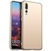Produktbild Conie Basic Slim Cover kompatibel mit Huawei P20 Pro, Extra dünne Anti Fingerprint Hülle Schutzhülle Rutschfeste Oberfläche (Gold Matt Finish)