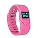 Produktbild Hunpta M5 Blutdruck Blut Sauerstoff Herzfrequenz Fitness Gesundheit Sport Armband (Rosa)