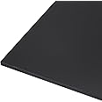 Rebower 305 x 305 x 6mm HDPE Plastic Sheet, High Density Polyethylene Sheet Cutting Board Black Solid Block, [for Marine, DIY, Home Floor]