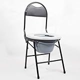 ☆ Tragbare Kommode, Klappdeckel und Fassentwurf verhindern, dass das Fass herausfällt, wenn es keinen Eimer, keinen Geruch gibt, der für Hygiene bequem ist