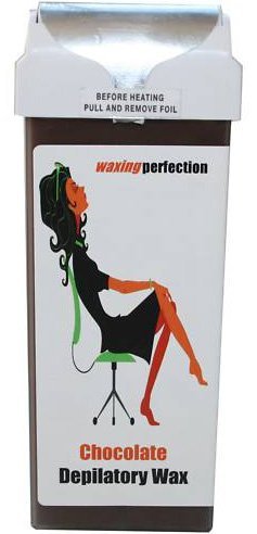 waxing perfection 100g CHOCOLATE depilatory large head roller wax cartridge
