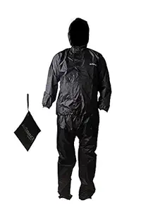 Mototrance Strombreaker Rain Suit with Carry Bag Raincoat (Size-L)-MT610061-@A5
