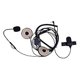 Uzinb La moitié du Visage Casque de Moto Casque Oreillette PTT CB Remplacement Radio pour TLKR T80 T60 T5 T7 T5410 T5428 FR50 XTR446