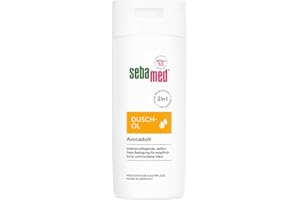 ‎SEBAMED Sebamed Duschöl 200 ml, Duschöl für Damen und Herren, mit Avocadoöl, intensiv pflegende seifenfreie Reinigung für empfindliche und trockene Haut