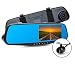 Produktbild AB Spiegel 1080P Front und hinten Dash Cam Wert auf Amazon - HD Dual 4.3"LCD Videorekorder Kamera Parkspiegel mit Bewegungsmelder, Infrarot Nachtsicht, G-Sensor, Loop Recording, Panorama Aufnahme