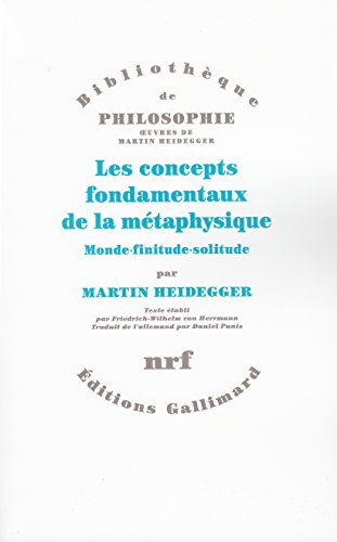 couverture de : Les concepts fondamentaux de la m&eacute;taphysique