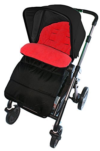 Footmuff / Cosy Toes Compatible with Joie Aire Lite Stroller Pushchair Fire Red
