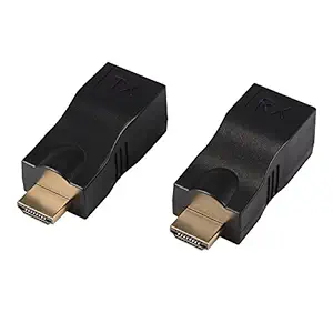 Microware HDMI Extender TX/RX Adapter Repeater HD 1080P 30M by Single LAN Cat5e CAT6 RJ45 Ethernet Cable