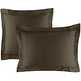 Funda de almohada Sublime marrón helado, 50X75