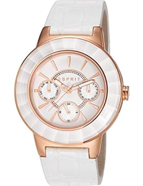 Esprit Damen-Armbanduhr Lucidity Analog Quarz Leder ES106542003