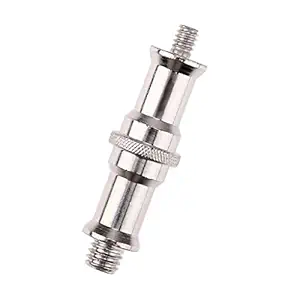 EDASH Standard 1/4 to 3/8 inch Metal Male Convertor Threaded Screw Adapter Spigot Stud for Light Stand, Hot Shoe/Cold Shoe Adapter, Ball Head, Wireless Flash Receiver, Trigger