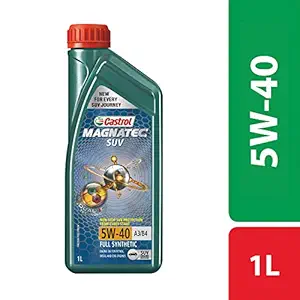 Castrol MAGNATEC SUV 5W-40 Full Synthetic Engine Oil for Petrol, CNG and Diesel SUVs (1L) (3420943)