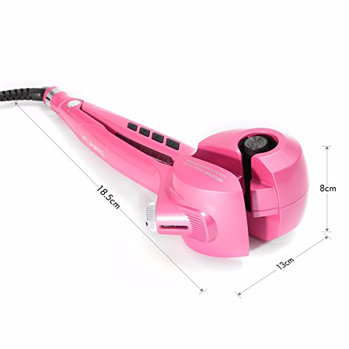 lockenstab, LuckyFine lcd salon automatische haar curling / lockenwickler / automatischer lockenstab / lockendreher automatisch /keramik welle /locken curler /styler automatische Wickler - 3