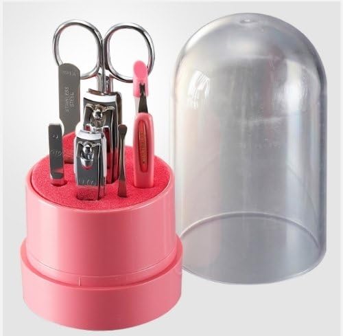 Three Seven 777 [TS-070C] 8PCS Stainless Manicure Pedicure Cutter Nail Clipper Kit Set Tool Grooming Nipper