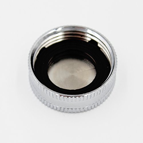 Endkappe gerändelt 1" IG Chrom/Messing Blindstopfen Endstück