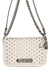 Coach Mujer 57139SVHA Blanco Cuero Bolso De Hombro
