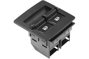 SISS Fensterheberschalter passend für Volkswagen Käfer Beetle 1998-2010 ersatz für 1C0959527A 1C0959855A (Fahrerseite - Links)