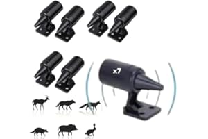 PAGAMADU 7u Répulsif Jabali, animaux sauvages, cerfs, sangliers, lapins, renards. Sifflet répulsif à ultrasons pour tout type de véhicules, voiture, moto, quad, camion