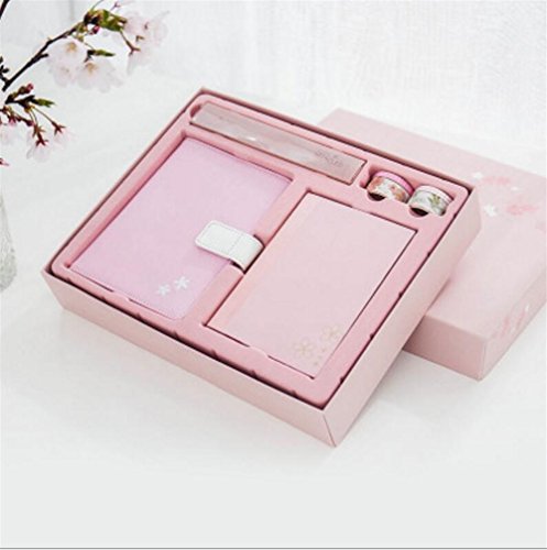 Preisvergleich Produktbild Individuelles exklusives Briefpapier-Präsentations Großes Geschenk schöne Pu Leder Hardcover Notebook Set (bestickt)