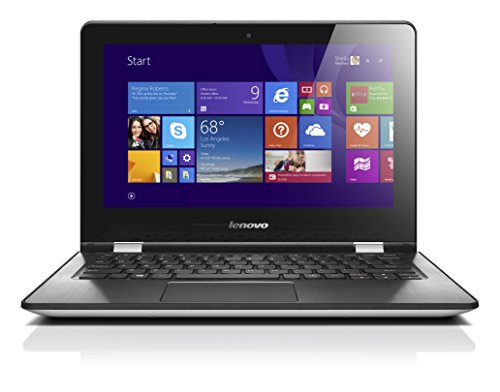 Lenovo Yoga 300 11 6 inch HD Touchscreen Notebook  Intel Celeron N2840 2 16 GHz  2 GB RAM  32 GB eMMC  WLAN  Bluetooth  Camera  Integrated Graphics  W