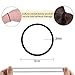CHRONEXtm 25 Pcs Black Ponytail Holders Hair Elastic Rubber Bands Ties Accessories...