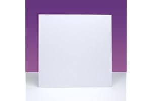 Hunkydory Crafts Card Blanks & Envelopes - Dove White Ink Me! - Size 5" x 5"