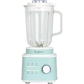 BergHOFF Gem Retro 1500 W Desktop Blender &ndash; 1, 5 L Glass Hopper, Titanium Blade, Copper AC Motor | Mint Green