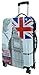 Produktbild Koffer MS London Big Ben Tower Bus Flagge Größe M Carbon / Polycarbonat Hartschale Reisekoffer Trolley Case Fa. Bowatex