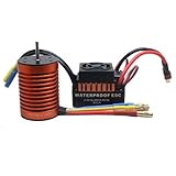 Schaft (mm): ¢ 3.175 MMLC 9T 4370KV Brushless Motor + 60A ESC Geschwindigkeitsregler Combo ME720 für 1/10 RC Auto (a)