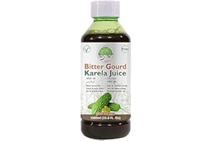 Aryan Herbal Karela Bitter Gourd Juice, Helps in Sugar Control, Immunity and Digestion Booster, No Sugar Added, No Artificial Colors, Herbal Formula for Diabetes Care, 1000 ml