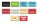 Produktbild AS Office Art - 10 Magnete für Kühlschrank mit lustigen Sprüchen 80 x 50 mm | MS-02 | Kühlschrankmagnet | Deko | Geschenk | Spruch Witzig | Cool | Geschenkidee | Für Kühlschrank und Whiteboards