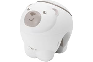 Chicco Proiettore Orso Polare 2in1, per Culle Next2Me, Lettini e Comodino, Magica Proiezione Aurora Boreale, 30 Minuti di Musica Classica, Suoni della Natura, Funzioni Personalizzabili, 0 Mesi +