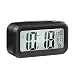 Produktbild Zorara LED Wecker Digital, Digitaler Wecker Snooze Funktion LCD Nachtlicht Temperatur Anzeige, Digitaluhr Tischuhr mit Großen Ziffern, 12/24 Stunden Digitalwecker Reisewecker Schwarz