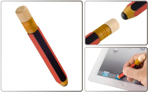 yayago Stylus Pen kapazitiv / Eingabe Gummi Stift in Form eines großen Bleistiftes für VTech Storio 2 - 3