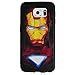 Produktbild 3D Marvel Telefon Hülle/Case für Samsung Galaxy S6 Edge (G925) mit Displayschutzfolie/Silikon Weiches Gel/TPU / iCHOOSE/Ironman