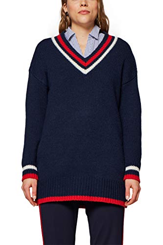 Esprit 128ee1i029 Pull, Bleu (Navy 400), Medium Femme