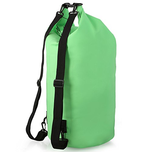 kool® 45L Dry Bag – wasserabweisende Trockentasche / Seesack mit 2 Trageriemen für Outdoor Aktivitäten wie Wandern / Camping / Kajakfahrt / Kanufahrt / Bootsfahrt / Rafting / Snowboarden / Angeln - 6